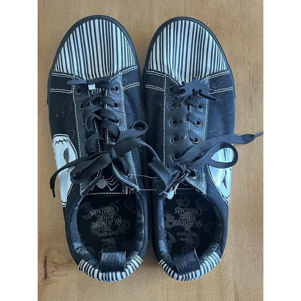 Disney Nightmare Before Christmas Womens 9.5 Jack Skellington Shoes Ground up